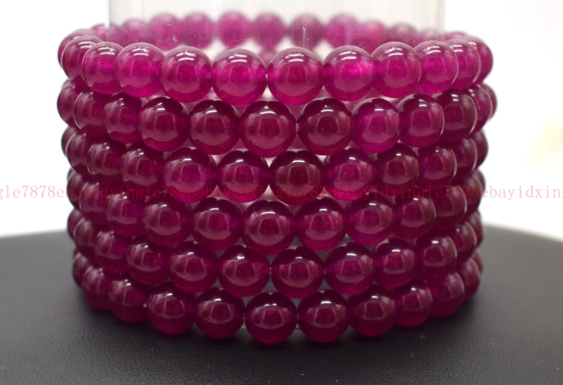 Wholesale Lots 6 Pcs 7.5" Natural Crystal Healing Gemstone Stretch Bracelet