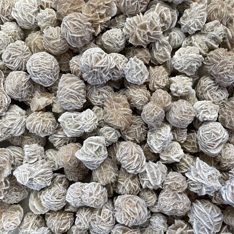 1/2 lb Mini Desert Rose Sand Selenite Gypsum Gemstone Crystal Baryte Specimens