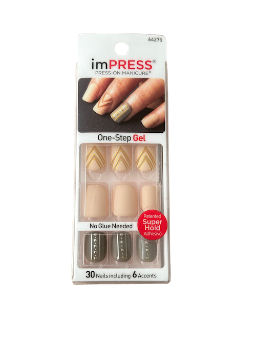 Kiss imPRESS Press-On Manicure One Step + Accents U PICK COLOR New!!  #104