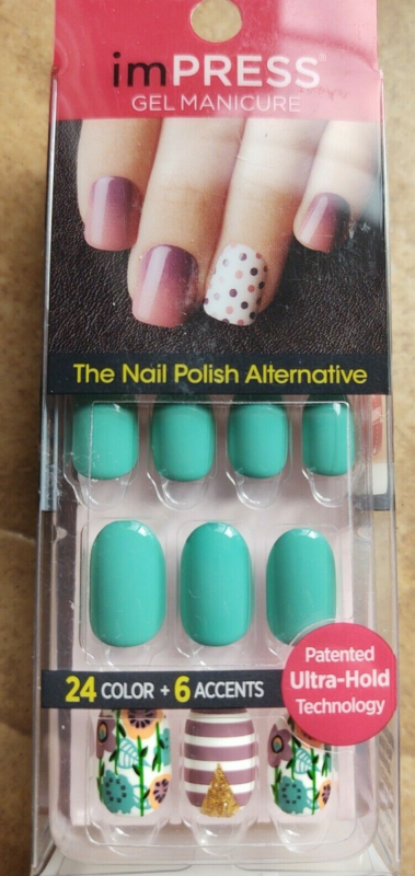 Kiss imPRESS Press-On Manicure One Step False Nails + Accents U PICK COLOR New!!