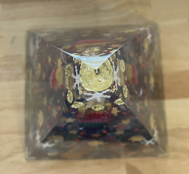 11x9x9  inches Orgonite Pyramid  Energy quartz crystal Metaphysical