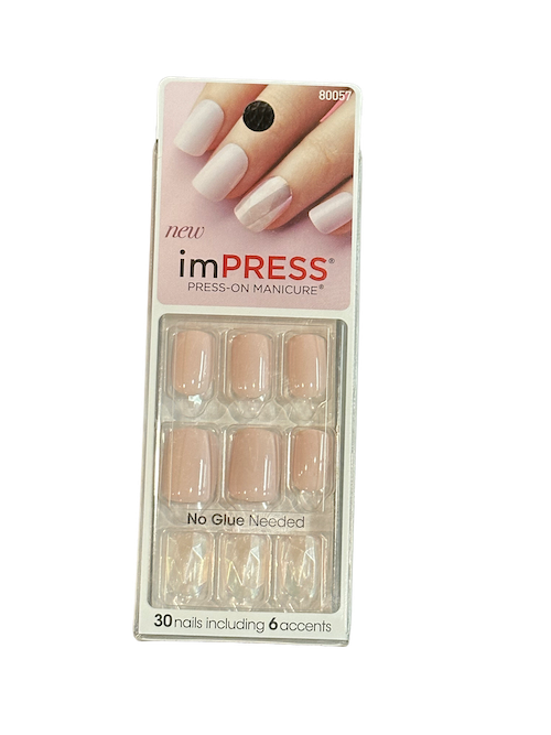 Kiss imPRESS Press-On Manicure One Step + Accents U PICK COLOR New!!  #104