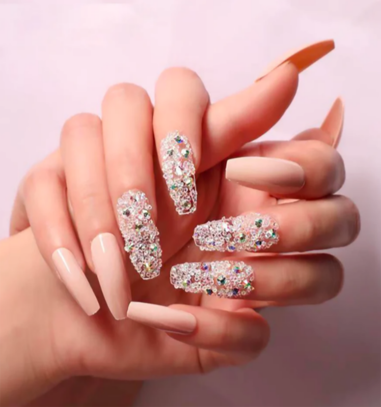 24 Piece Nail Art Press On Tips Fake Nail Tips False Nails Pick Your Style!