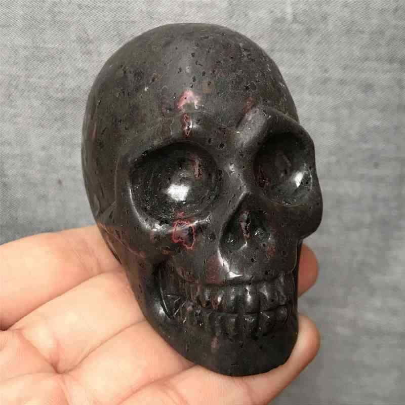 0.33Kg Natural unknown quartz skull carved Quartz Crystal skull Healing