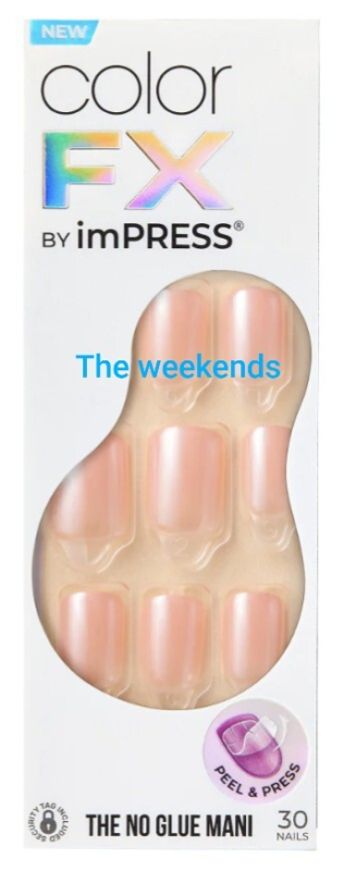 Kiss impress Color FX Press On nails, Short - You Choose