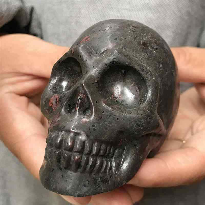 0.33Kg Natural unknown quartz skull carved Quartz Crystal skull Healing