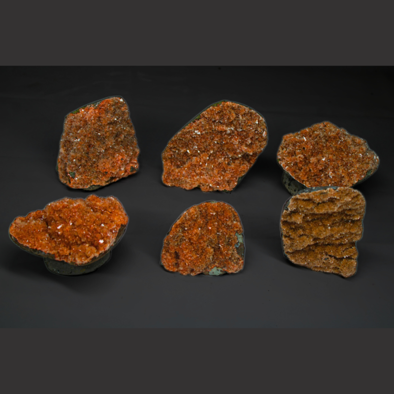 big Natural Orange Stilbite crystals Stone -100 lbs Amethyst Geode Weigh
