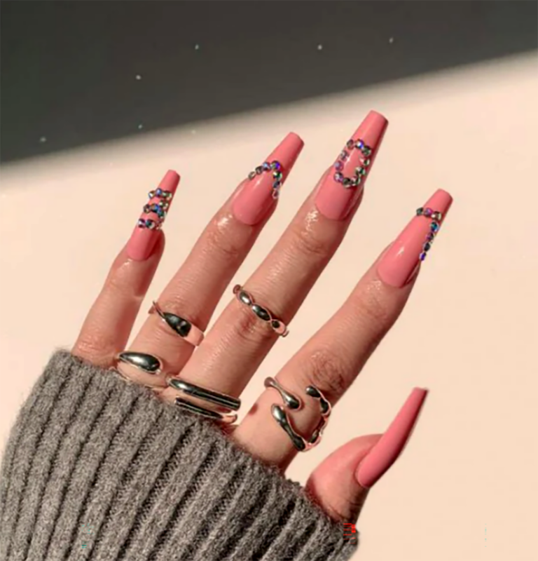 24 Piece Nail Art Press On Tips Fake Nail Tips False Nails Pick Your Style!
