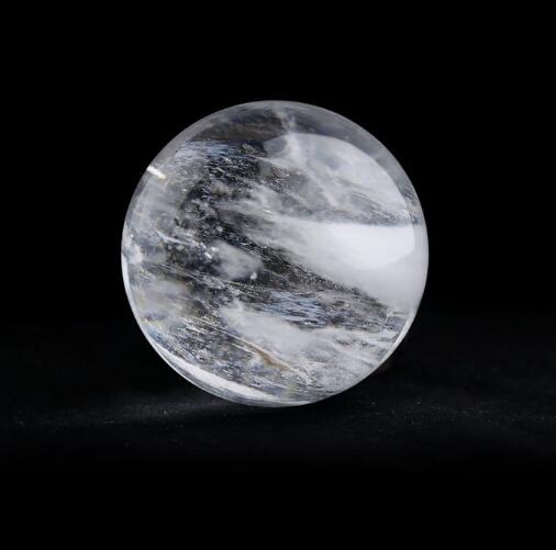 Esfera de cristal de cuarzo de laboratorio de piedra de fusión blanca grande de alta calidad de 20KG
