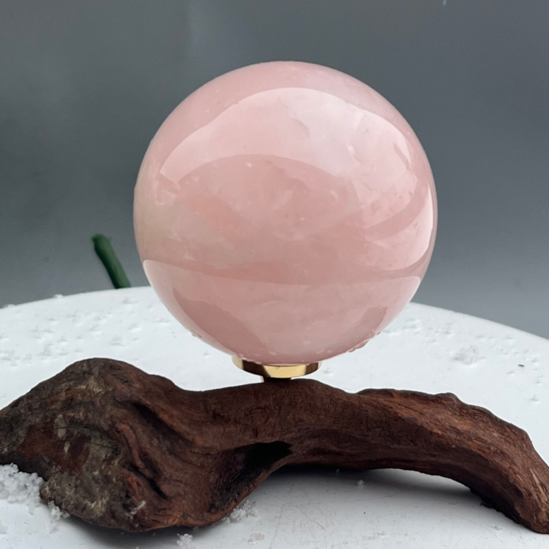 225g Natural powder crystal Ball Quartz Crystal Sphere Reiki Healing