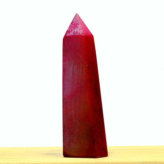 188g Electroplated Natural Crystal Quartz Tower Crystal Point rainbow Healing