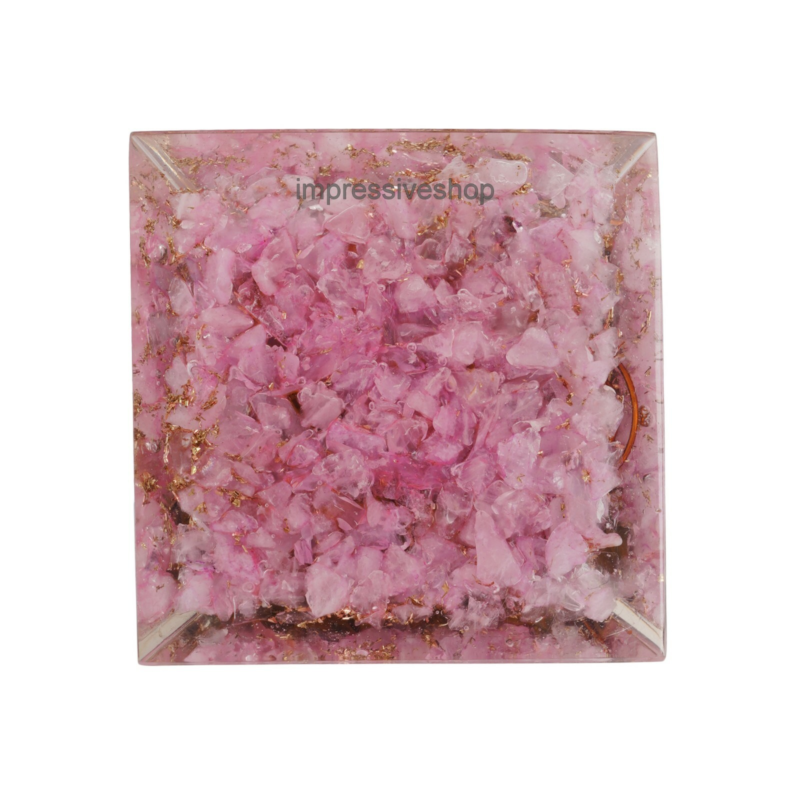 XL Tiger Eye Rose Quartz Onyx Orgone Pyramid Crystal Healing Free Shipping