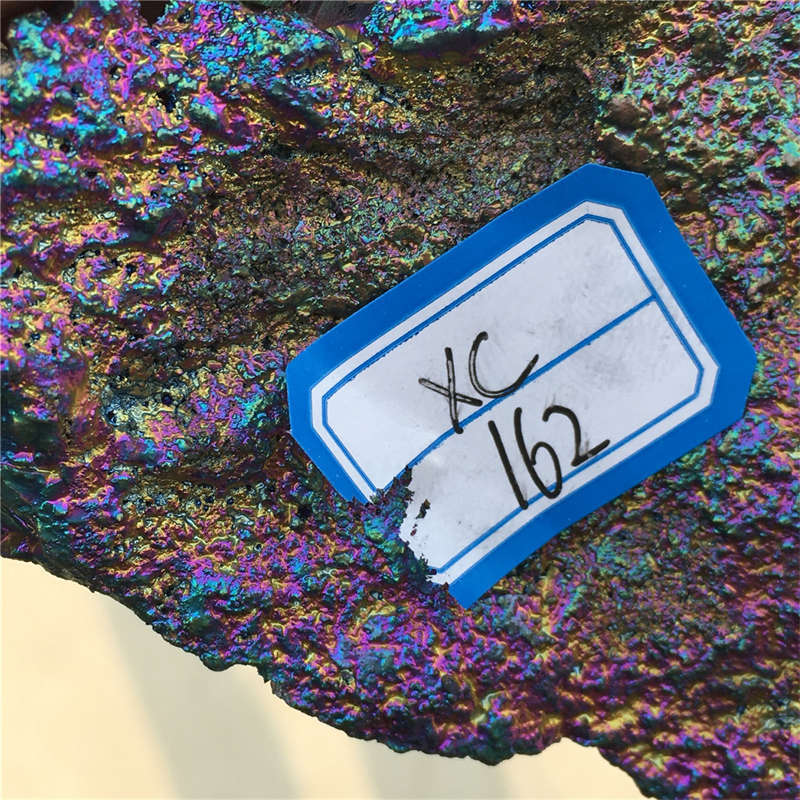 190g Electroplate Rainbow cluster quartz crystal mineral specimen reiki healing