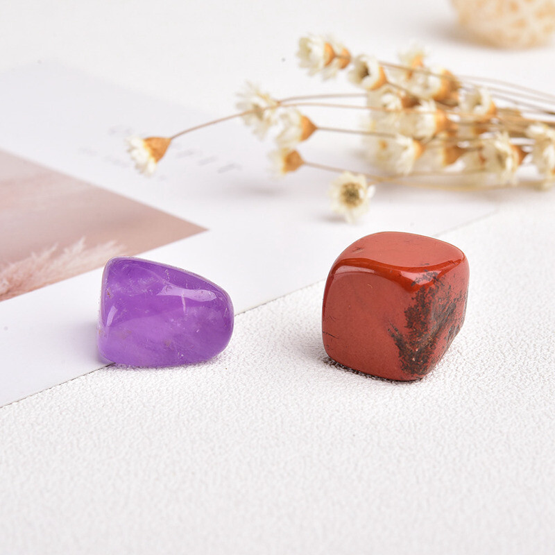 10Sets Natural Quartz Crystal Gemstone 7 Chakra Healing Balance Tumbled Stones