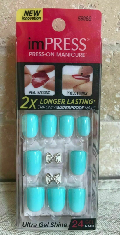 Kiss imPRESS Press-On Manicure One Step False Nails + Accents U PICK COLOR New!!