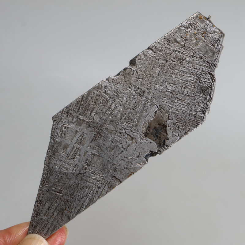 59g Iron meteorite, Muonionalusta iron meteorite slice, Natural Meteorite J295