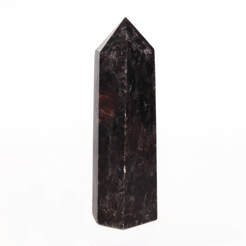 780g Natural Fireworks Stone Obelisk Quartz Tower Crystal Wand Point Healing