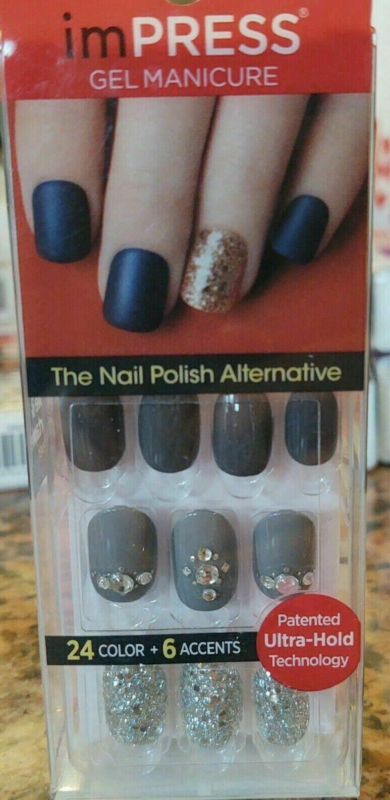 Kiss imPRESS Press-On Manicure One Step False Nails + Accents U PICK COLOR New!!