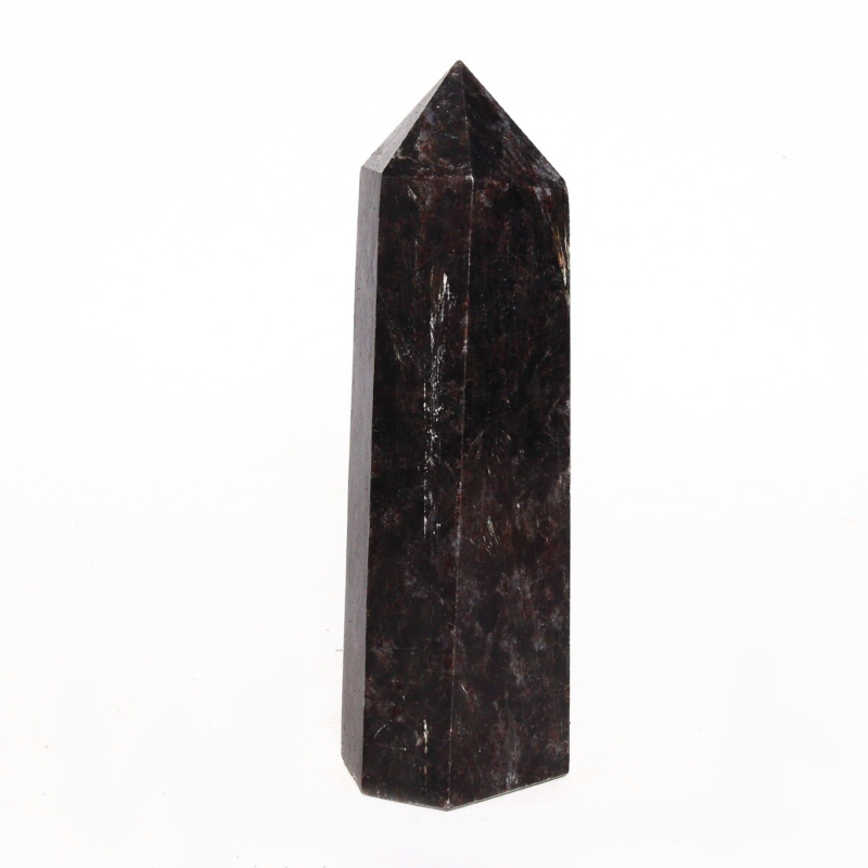780g Natural Fireworks Stone Obelisk Quartz Tower Crystal Wand Point Healing
