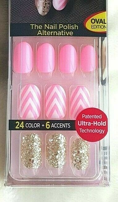 Kiss imPRESS Press-On Manicure One Step False Nails + Accents U PICK COLOR New!!
