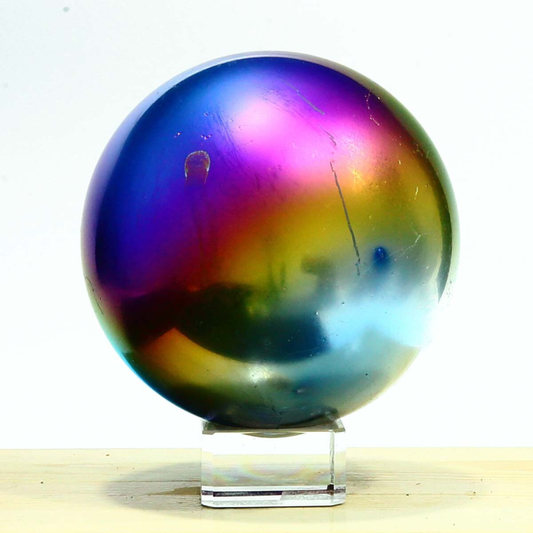 5000g Natural Crystal Electroplated Rainbow Crystal Ball Quartz Sphere Healing