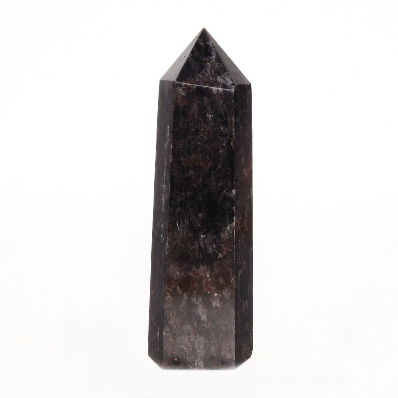 780g Natural Fireworks Stone Obelisk Quartz Tower Crystal Wand Point Healing