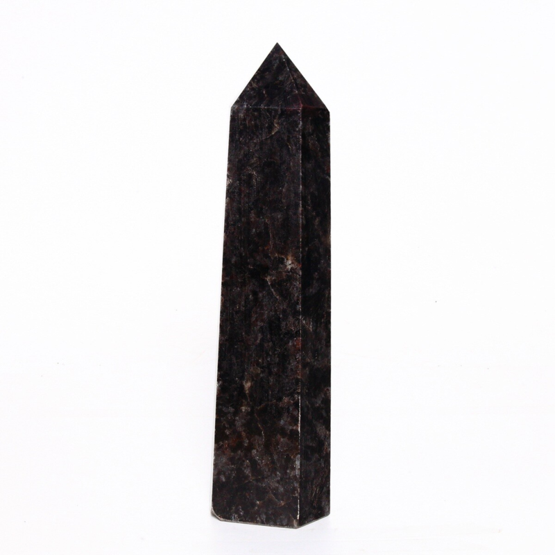 961g Natural Fireworks Stone Obelisk Quartz Tower Crystal Wand Point Healing