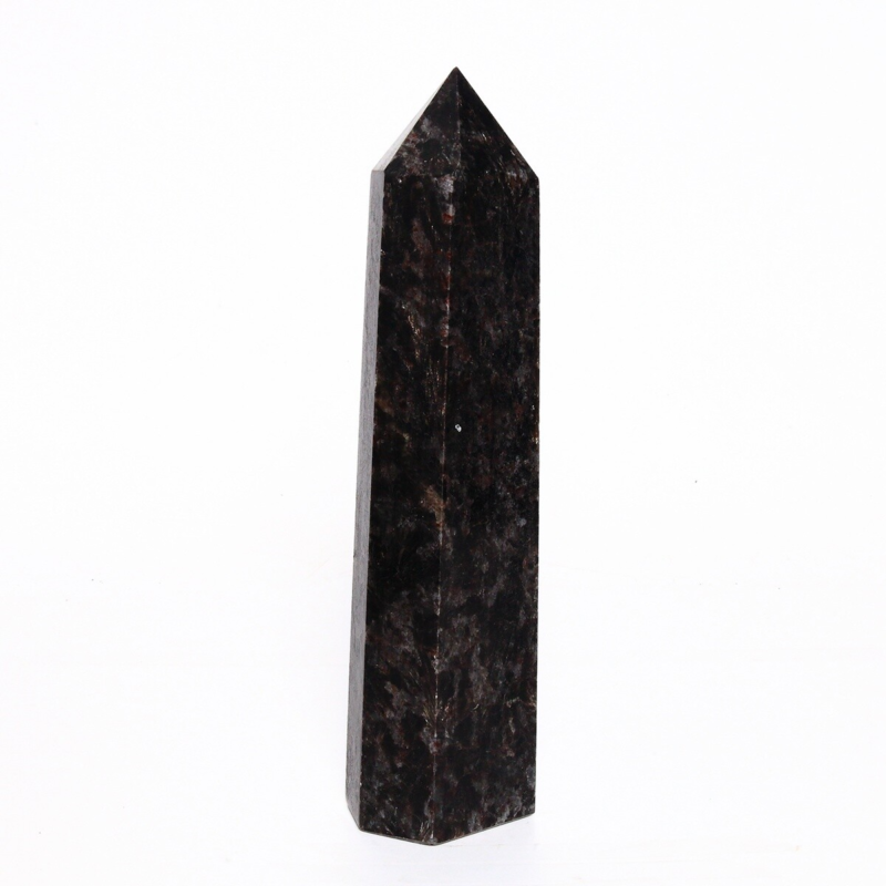 961g Natural Fireworks Stone Obelisk Quartz Tower Crystal Wand Point Healing