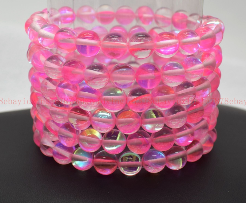 Wholesale Lots 6 Pcs 7.5" Natural Crystal Healing Gemstone Stretch Bracelet
