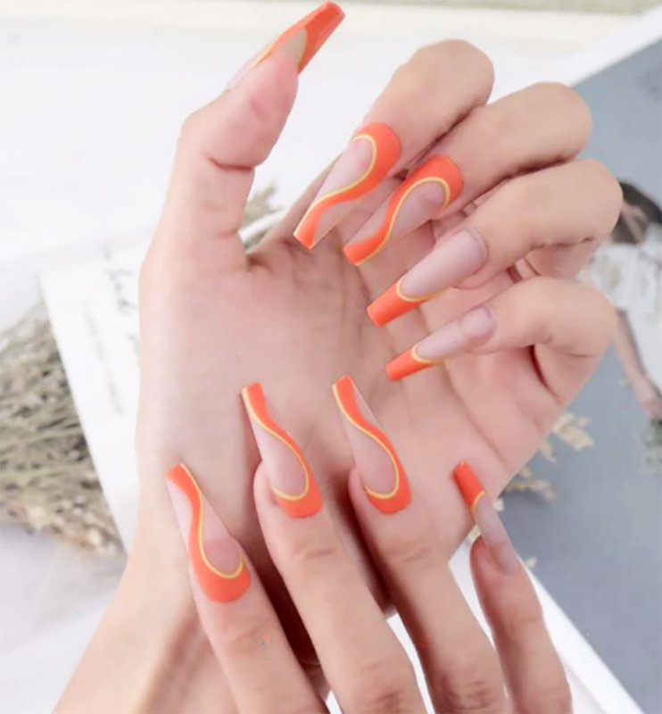 24 Piece Nail Art Press On Tips Fake Nail Tips False Nails Pick Your Style!