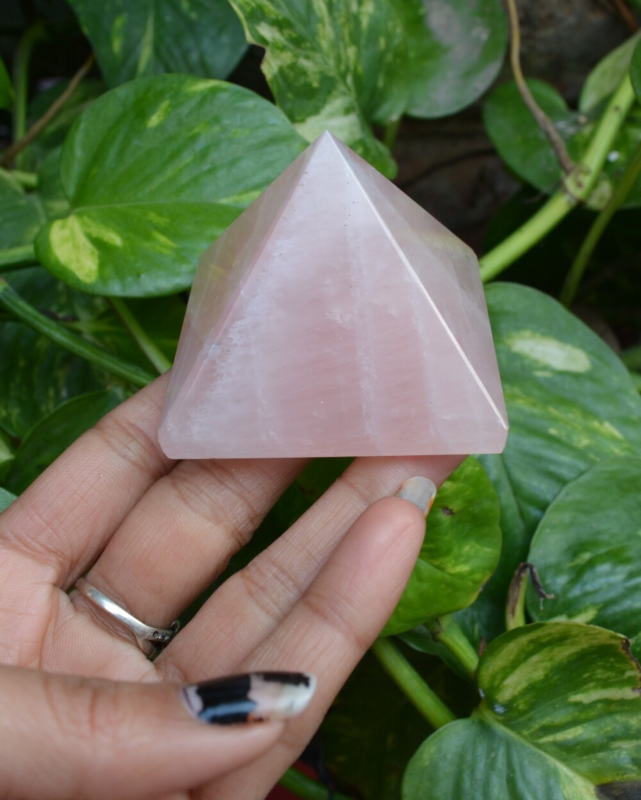 Chakra Pyramid Stone Crystal Yoga Healing NATURAL Spirituality Specimen~I-4842