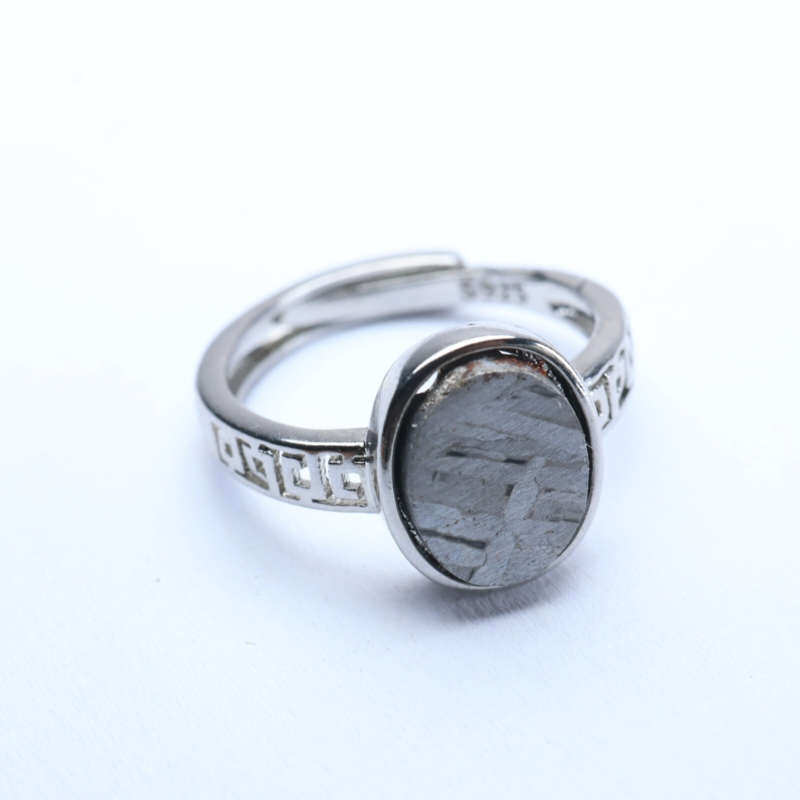 Muonionalusta meteorite RING ,size adjustable Ring R2212