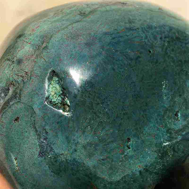 0.34kg Natural agate skull carved Quartz Crystal skull Healing
