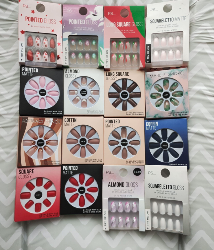 Primark False Nails Gel Stick Press on Nail Art Extensions Coloured 2g Glue Tube