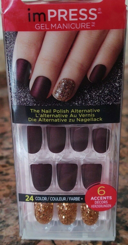 Kiss imPRESS Press-On Manicure One Step False Nails + Accents U PICK COLOR New!!