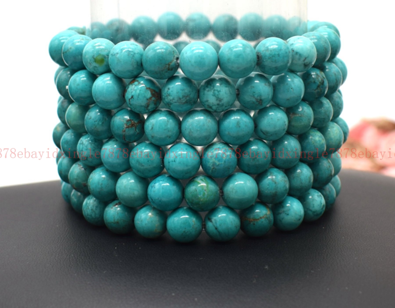 Wholesale Lots 6 Pcs 7.5" Natural Crystal Healing Gemstone Stretch Bracelet