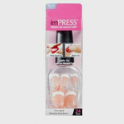 Kiss imPRESS Press-On Manicure One Step False Nails + Accents U PICK COLOR New!!
