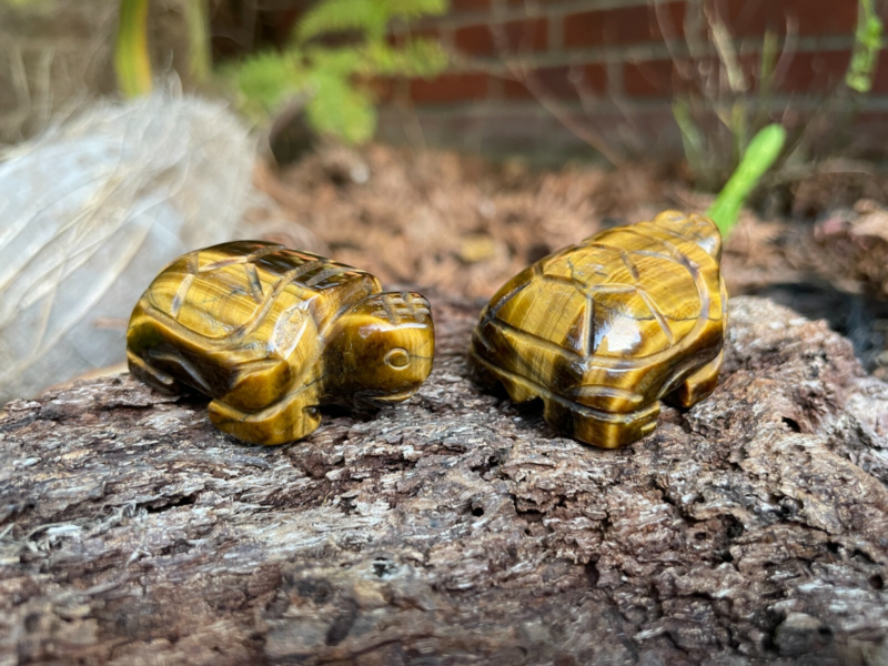Tortoise Hand Carved Gemstone Figurine | Crystal Turtle | Crystal Healing Animal