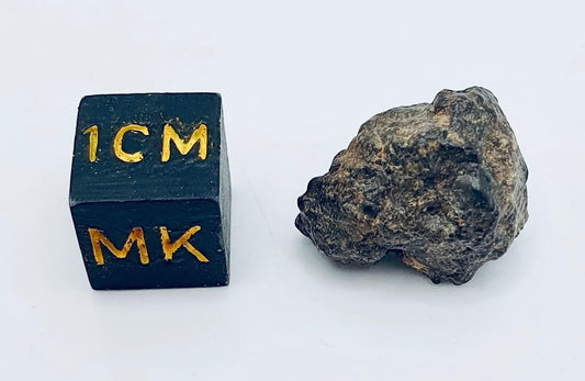 Lunar meteorite Achondrite - Height: 16 mm - Width: 11 mm - 3.1 g - (1)