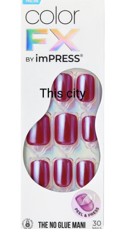 Kiss impress Color FX Press On nails, Short - You Choose