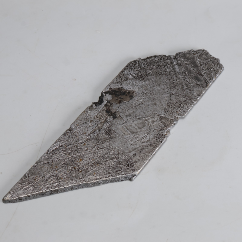 59g Iron meteorite, Muonionalusta iron meteorite slice, Natural Meteorite J295