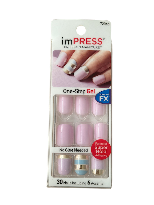 Kiss imPRESS Press-On Manicure One Step + Accents U PICK COLOR New!!  #104