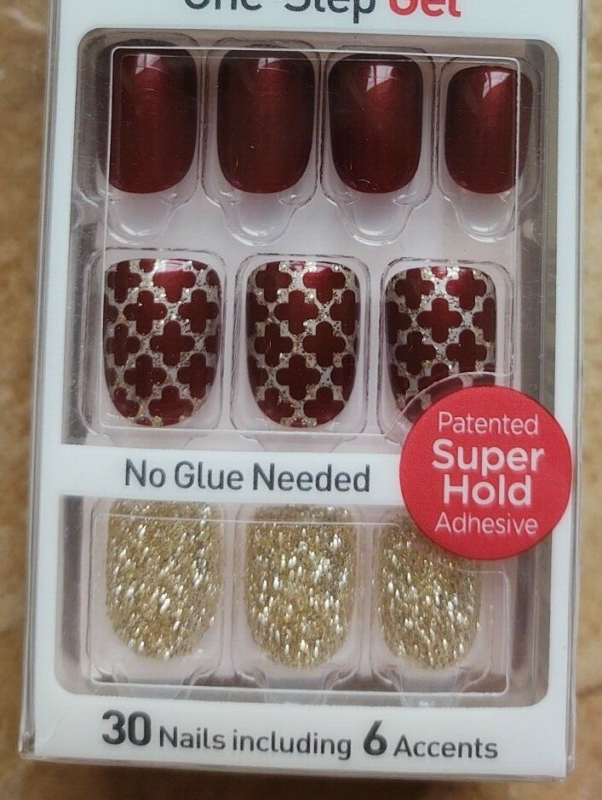 Kiss imPRESS Press-On Manicure One Step False Nails + Accents U PICK COLOR New!!