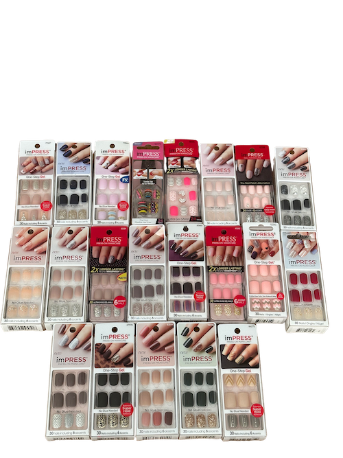 Kiss imPRESS Press-On Manicure One Step + Accents U PICK COLOR New!!  #104
