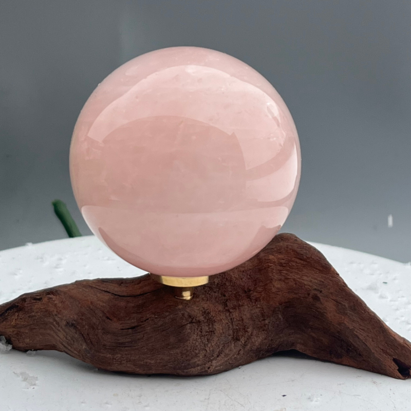 225g Natural powder crystal Ball Quartz Crystal Sphere Reiki Healing