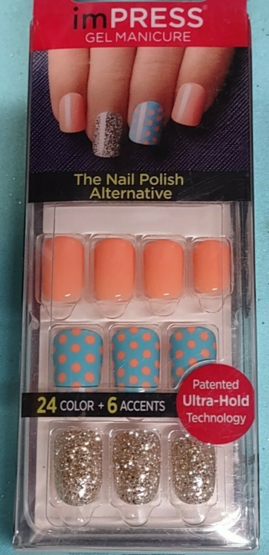 Kiss imPRESS Press-On Manicure One Step False Nails + Accents U PICK COLOR New!!