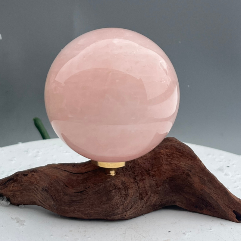 225g Natural powder crystal Ball Quartz Crystal Sphere Reiki Healing