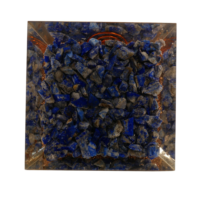 Lapis Lazuli Orgone Pyramid Positive Energy Generator Free Shipping