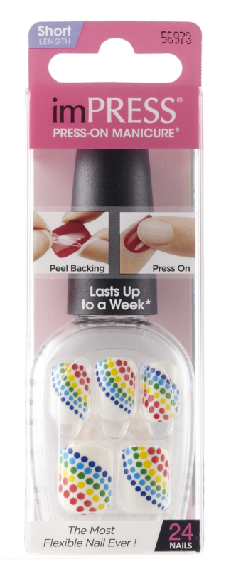 Kiss imPRESS Press-On Manicure One Step False Nails + Accents U PICK COLOR New!!
