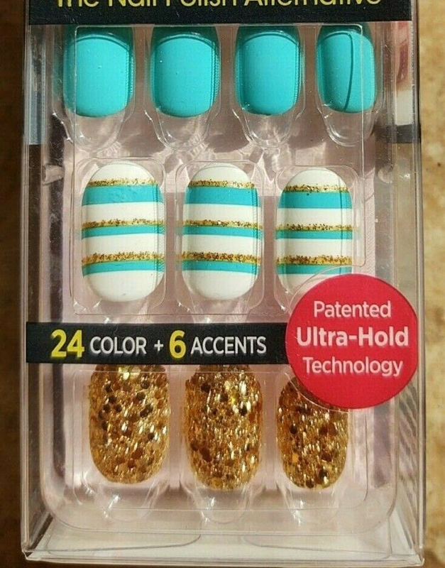 Kiss imPRESS Press-On Manicure One Step False Nails + Accents U PICK COLOR New!!